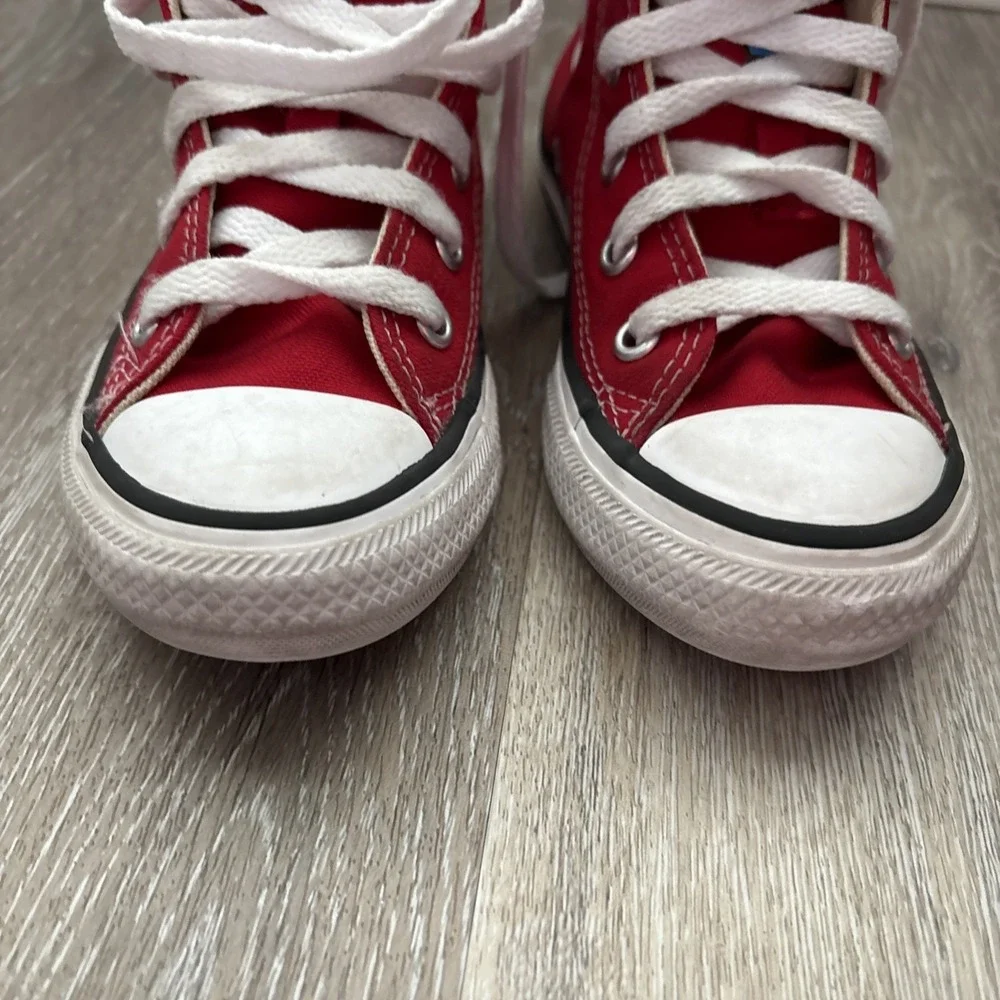 Converse Custom Super Mario Red Children's High Tops Size 11 Titus